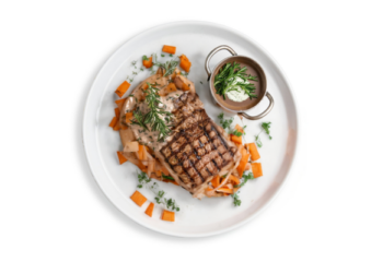 Chargrilled Grass Fed Rump With Rosemary Sauce- 450 g
