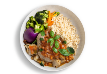 Italian Diced Chicken Breast Casserole, brown rice and vegetables, 350 g