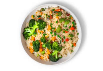 Stir Fry Vegetarian Brown Rice-350 g (rice top-ups )