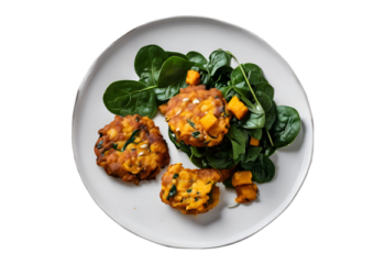 Fritter With Roasted Pumpkin, Fetta & Spinach- Pack of 4, 80g each