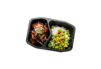 Oven Roasted Chicken Breast With Mexican Sauce, brown rice & seasonal vegetables- 350 g