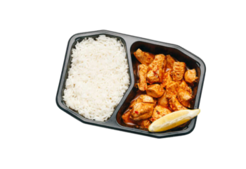 Peri Peri Chicken Breast, Peri Peri Chicken Breast, brow rice & seasonal vegetables- 350 g