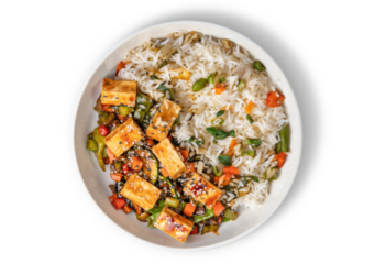 Vegetarian Tempeh & Black Bean, stir fry basmati rice – 450 g
